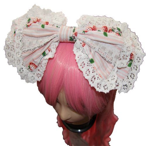 Noeud Papillon Pince Cheveux Serre Tête Barrettes Sweat Sweet Lolota