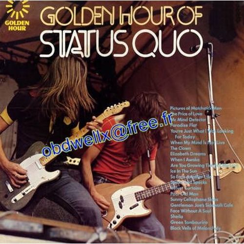 Lp « Golden Hour On Status Quo/73 »Gb