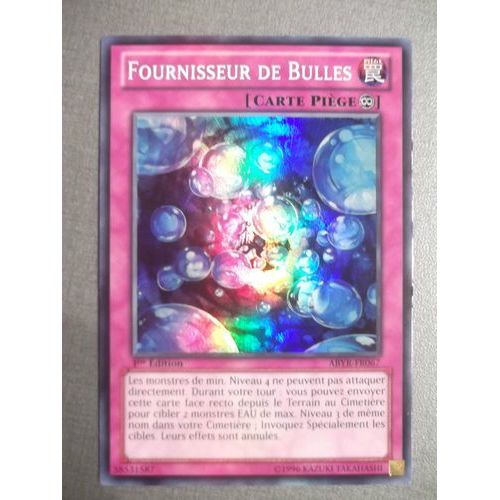 Yu-Gi-Oh ! Fournisseur De Bulles - Abyr-Fr067 - Super Rare