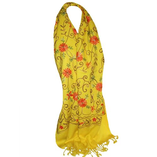 Etole Echarpe Femme Brodée - Chale - Idée Cadeau