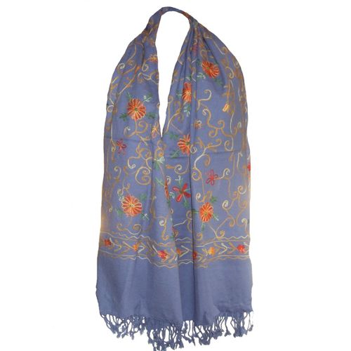 Etole Echarpe Femme Brodée - Chale - Idée Cadeau