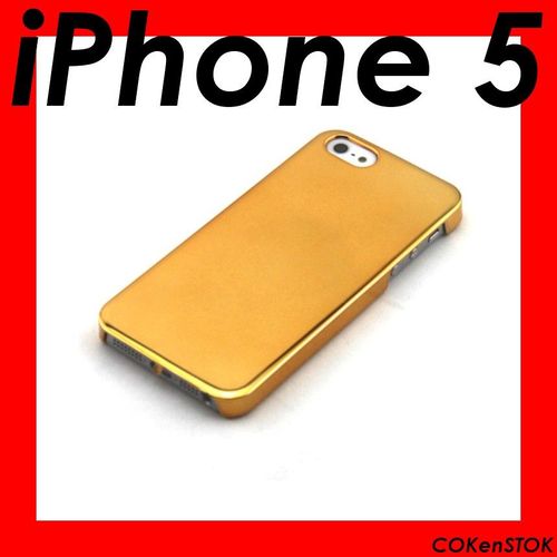 Coque Arrière Rigide "Style Lingot Or" Pour Iphone 5 . Avec Effet Miroir