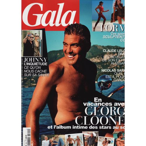 Gala / 12-08-2009 N°844 : George Clooney (4p) - Thomas Dutronc (4p) - Marilyn Monroe (4p)