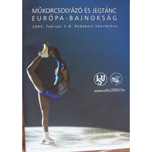 Championnat D'europe Patinage 2004 Autographe De Brian Joubert