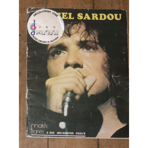 Songbook Recueil Partitions Michel Sardou