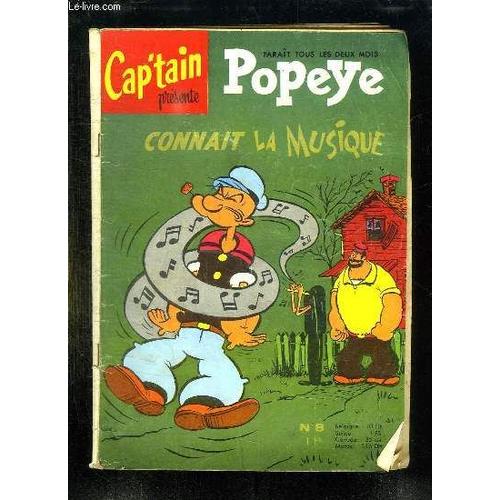 Popeye N° 8. Popeye Connait La Musique.