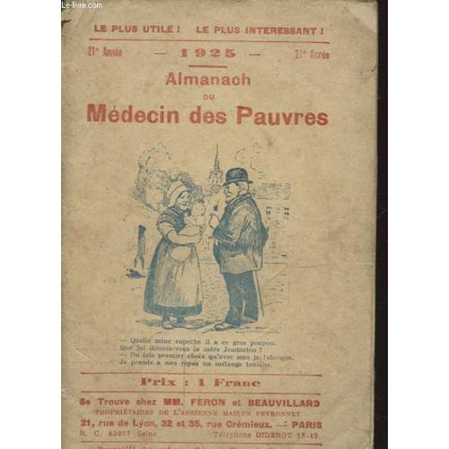 Almanach Du Medecin Des Pauvres
