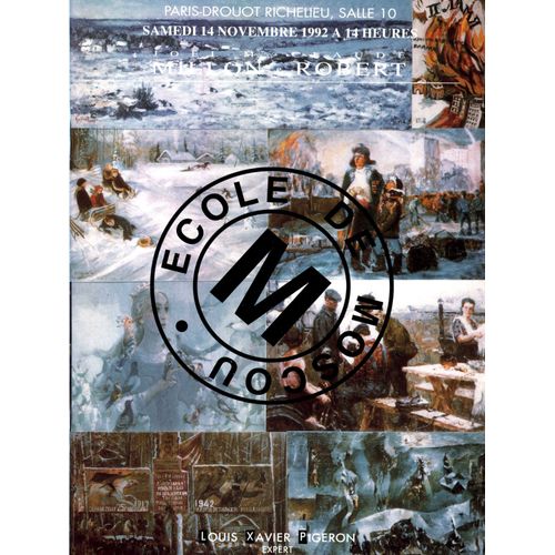 Catalogue De Vente Aux Encheres De Tableaux Russes-Ecole De Moscou 0