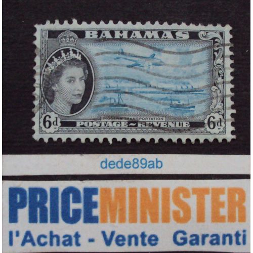 Bahamas..Postage-Revenue.Modern Transformation.Elisabeth 2.(Fond Bleu). Oblitéré.