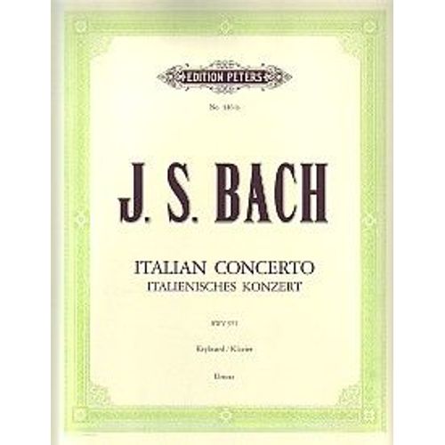 Italian Concerto - Bwv 971 - De Bach