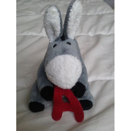 Peluche Jemini 15 Cm Lettre A  Ane