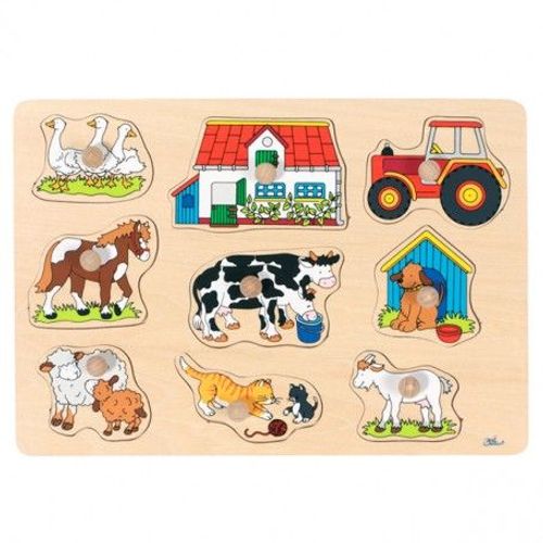 Puzzle À Encastrements: La Ferme