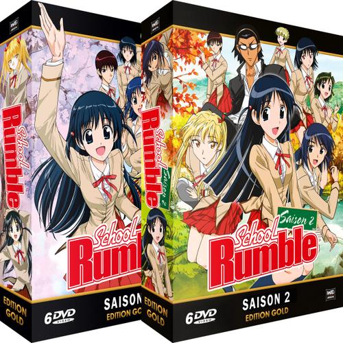 School Rumble - Saisons 1 Et 2 - Edition Gold - 2 Coffrets (12 Dvd + Livrets)