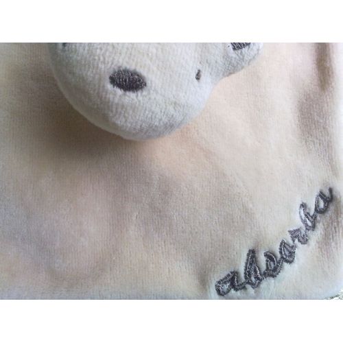 Doudou Absorba Plat Ours 16x16cm