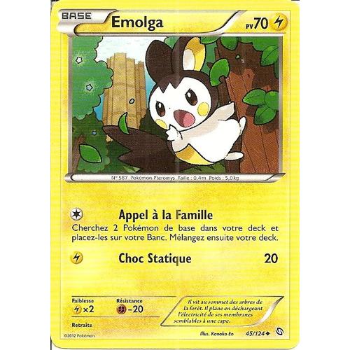 Emolga 45/124 - Dragons Exaltes