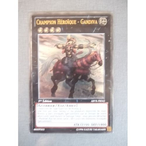 Abyr-Fr042 - Champion Heroique - Gandiva - Yu Gi Oh! - Vf - Ultimate Rare