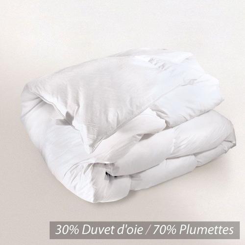 Couette 300x240 Cm Hiver Picardie Garnissage Naturel Duvet De Canard 500 G/M2