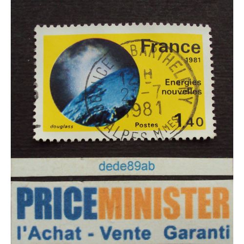 France..1981 Energies Nouvelles. Oblitéré.