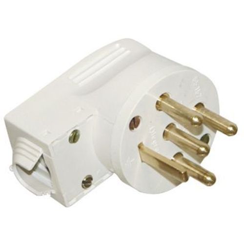Fiche mâle électrique 20 Ampères 3 pôles + terre + neutre Legrand
