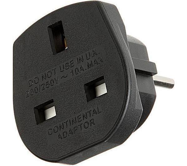 Adaptateur prise UK vers prise Europe