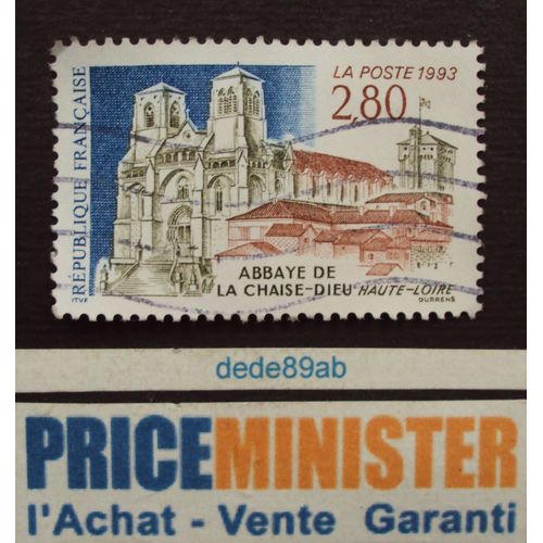 France..Abbaye De La Chaise-Dieu.Haute-Loire. Oblitéré.