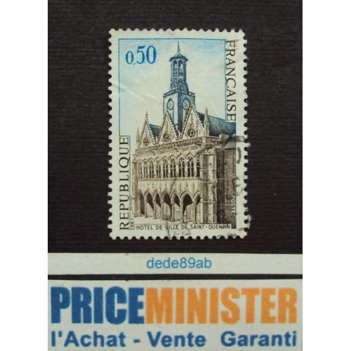 France..Hotel De Ville De Saint-Quentin.Aisne. Oblitéré.