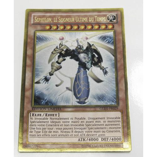 Gld5-Fr029 Sephylon Le Seigneur Ultime Du Temps Gold Rare Fr