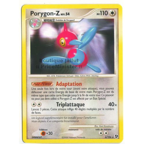 Porygon-Z Niv 54 110pv - N°6/106 Diamant Et Perle Duels Au Sommet