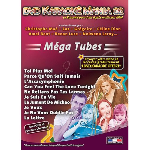 Dvd Karaoké Mania 02 : Méga Tubes