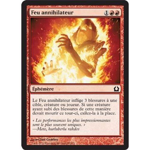 En Foil Feu Annihilateur Magic Mtg Retour Sur Ravnica(Annihilating Fire)