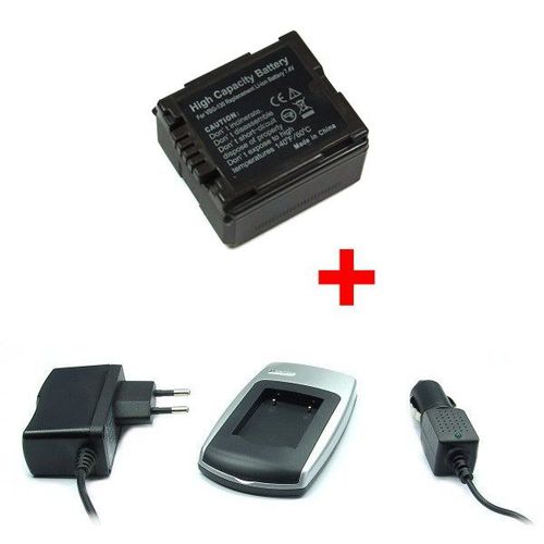 Chargeur + Batterie VBG130 pour Panasonic SDR-H20, H40, H48GK, H50, H60, H68GK