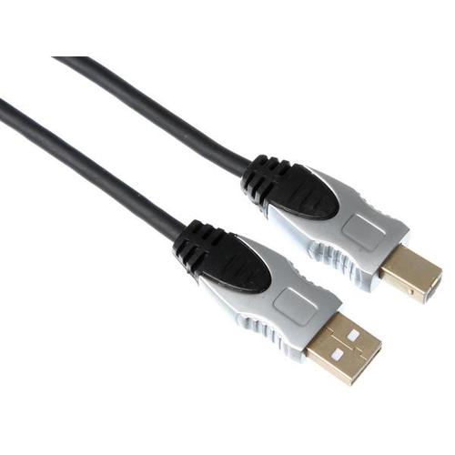 CABLES USB 2.0/FICHE USB A VERS FICHE USB B/PROFESSIONNEL/1.8m