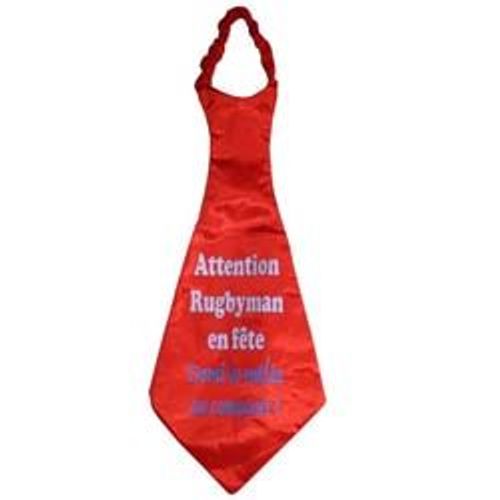 Cravate Géante 40 Cm  Rouge  Special Playboy