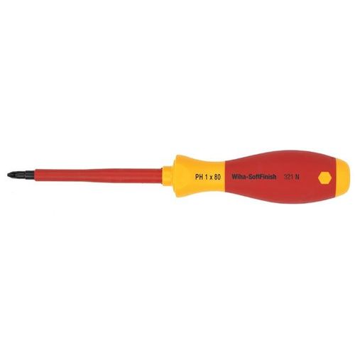 TOURNEVIS SOFTFINISH VDE/GS - PHILLIPS PH1 x 80mm