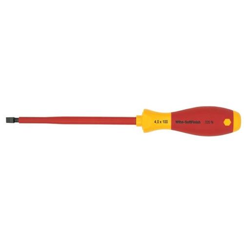 TOURNEVIS SOFTFINISH VDE/GS - TÊTE À FENTE 4.0 x 100mm