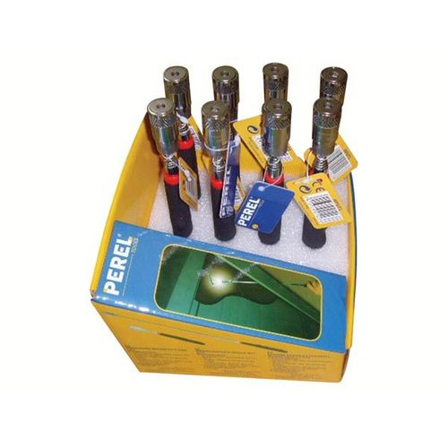 PRÉSENTOIR AVEC 8 x RALLONGE DE PRÉHENSION MAGNÉTIQUE + LED