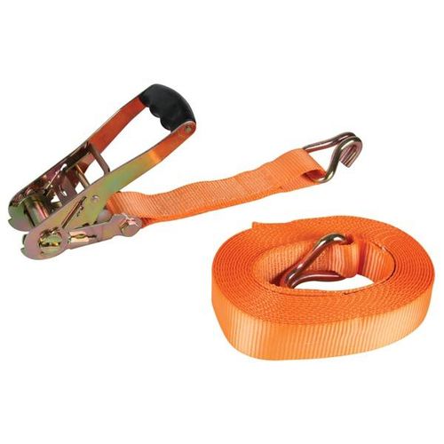 SANGLE D'ARRIMAGE AVEC TENDEUR À CLIQUET POUR CHARGES LOURDES 4500kg - 50mm x 8m