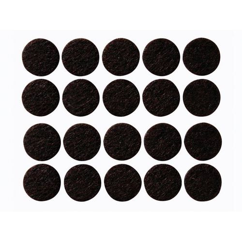BANDE FEUTRÉE ADHÉSIVE - ROND 20mm - 20 pcs