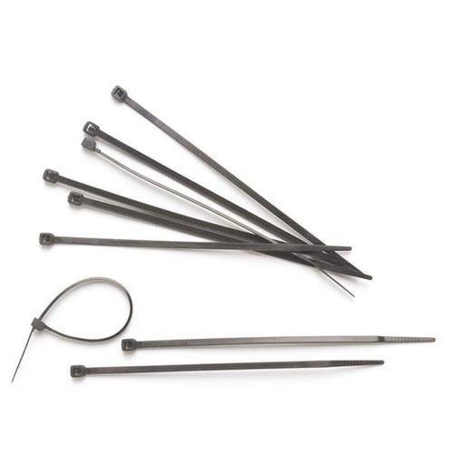 ATTACHES NYLON NOIR ASSORTIMENT 75PC
