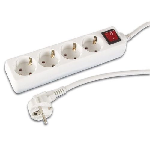 BLOC MULTIPRISES, 4 PRISES + INTERRUPTEUR