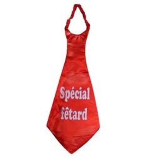 Cravate Géante 40 Cm  Rouge  Spécial Fetard