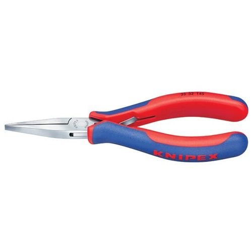 PINCE DE PRÉHENSION POUR L'ÉLECTRONIQUE - BECS PLATS - 145mm