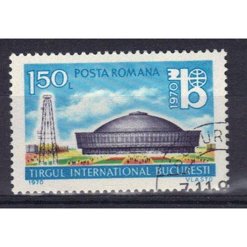 Roumanie 1970 : Exposition De Bucarest - Timbre Oblitéré