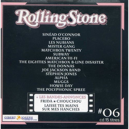 Rolling Stone Cd Sampler 6 - Placebo / Muggs / Alpha / Howie Day