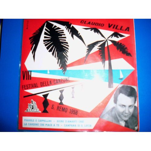 Viii Festival Della Canzone San Remo 1958