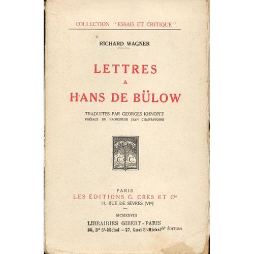 Lettres A Hans De Bulow