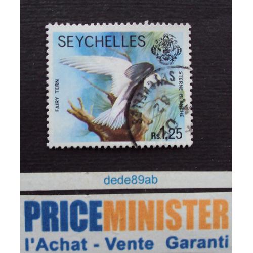 Seychelles..1.25 Rs. Série Faune : La Sterne Blanche.  Oblitéré.