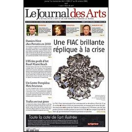 Journal Des Arts- 17 Au 30 Octobre 2008 -  N° 289 : Fiac Replique À La Crise - Damien Hirst - Trafic Biens Culturels - Mémoire De Van Dyck- Dans Peau De Pablo Picasso- Les Métiers D'art..