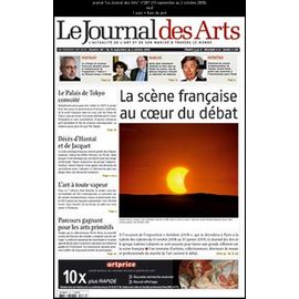 Journal Des Arts- 19 Septembre Au 2 Octobre 2008 -  N° 287 : Décès Simon Hantai, Alain Jacquet - Moise Kisling -Douglas Gordon- Wolfgang Tillmans- Francesco Bonami..