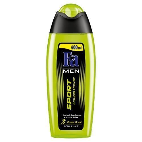 Men Sport Double Power Shower Gel ?El Pod Prysznic Do Mycia Cia?A I W?Osów Dla M??Czyzn 400ml 